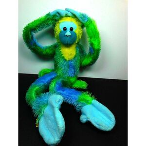 Wild Republic Monkey Plush Toy Clinger Hanging Plushie Vintage 2003